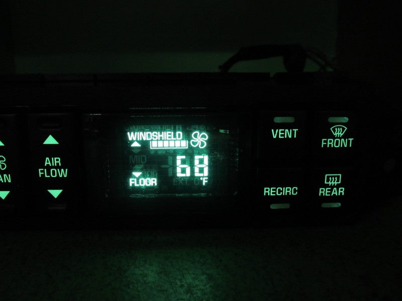 16202304 97-05 BUICK PARK AVE AC DIGITAL CLIMATE TEMPERATURE CONTROL R