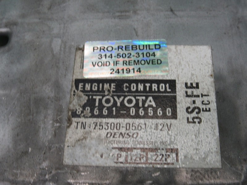 89661-06560 98 TOYOTA CAMRY 4 cyl 5S-FE ECU ECM ENGINE COMPUTER REBUIL