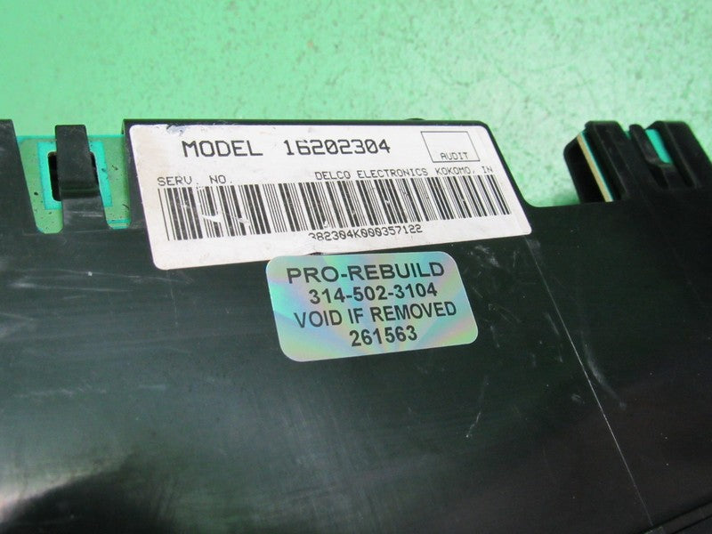 16202304 97-05 BUICK PARK AVE AC DIGITAL CLIMATE TEMPERATURE CONTROL R