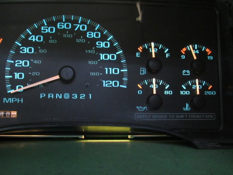 99-00 ESCALADE TAHOE YUKON INSTRUMENT GAUGE CLUSTER SPEEDO TACH 288K R