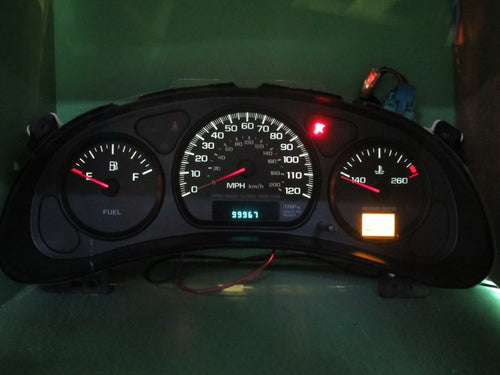 00-05 CHEVROLET IMPALA INSTRUMENT GAUGE CLUSTER SPEEDOMETER MILEAGE PR