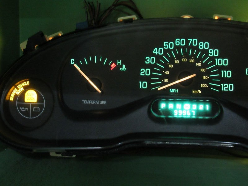 97-98 BUICK CENTURY INSTRUMENT GAUGE CLUSTER GAUGES SPEEDO TACH MILEAG