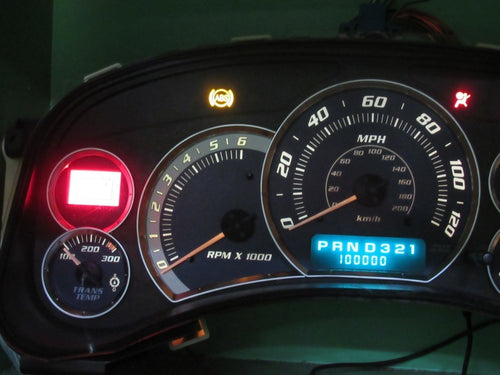 02 CADILLAC ESCALADE INSTRUMENT GAUGE CLUSTER SPEEDO MILEAGE PROG REBU