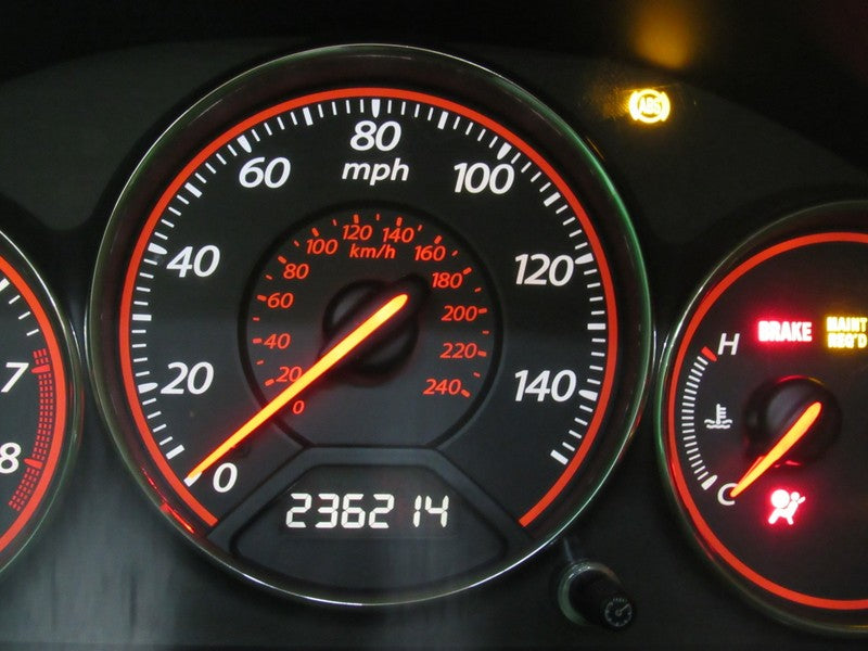 03-05 CIVIC EX 2 DOOR MT INSTRUMENT GAUGE CLUSTER SPEEDO TACH 236K TES