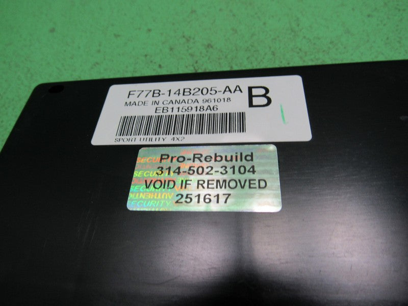 F77B-14B205-AA FORD EXPLORER MOUNTAINEER BCM GEM MULTIFUNCTION MODULE 