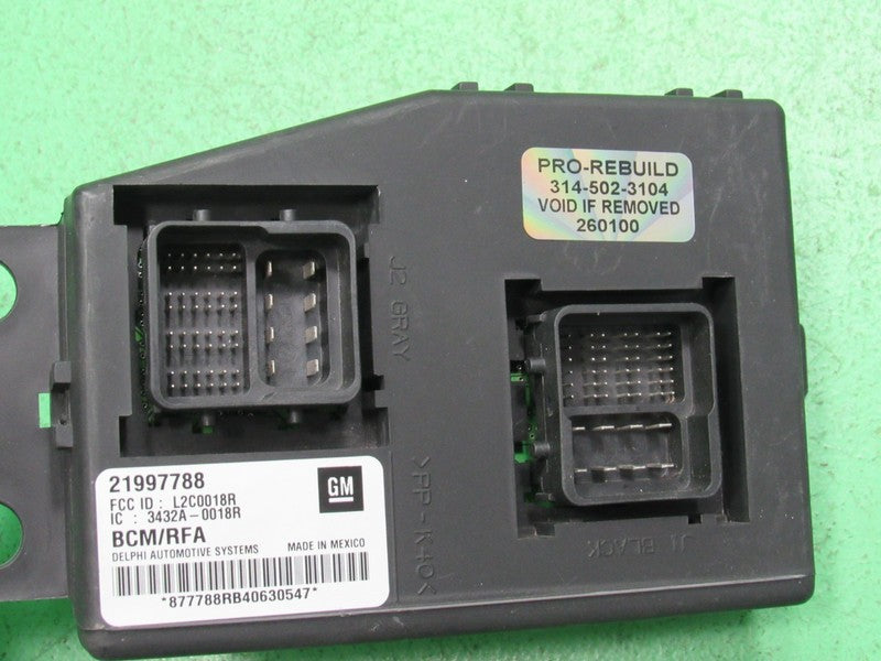 04 COLORADO CANYON BCM BODY CONTROL MODULE VIN AND MILEAGE PROGRAMMED 