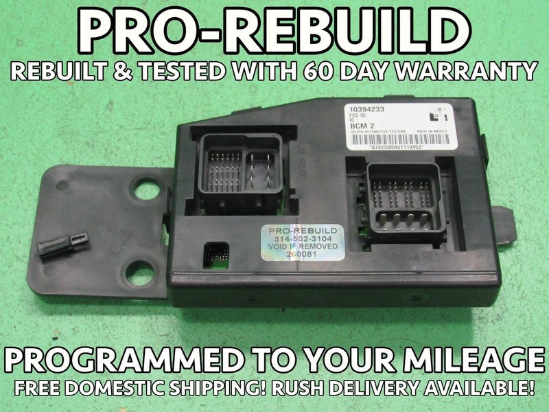 05-06 COLORADO CANYON i280 BCM BODY CONTROL MODULE VIN AND MILEAGE PRO