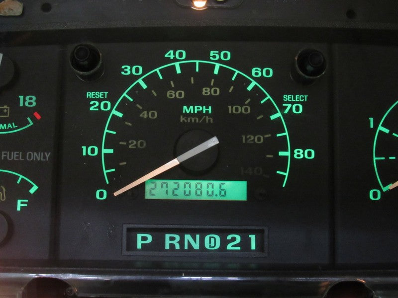 96-97 FORD F250 F350 DIESEL INSTRUMENT GAUGE CLUSTER SPEEDOMETER 272K 