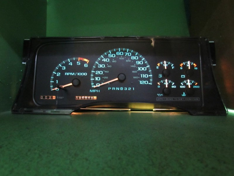 99-00 ESCALADE TAHOE YUKON INSTRUMENT GAUGE CLUSTER SPEEDO TACH 196K R