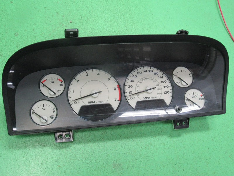 02-04 JEEP GRAND CHEROKEE WJ INSTRUMENT GAUGE CLUSTER MILEAGE PROG REB