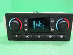 15107730 TAHOE ESCALADE SILVERADO AC DIGITAL CLIMATE TEMP CONTROL LED 