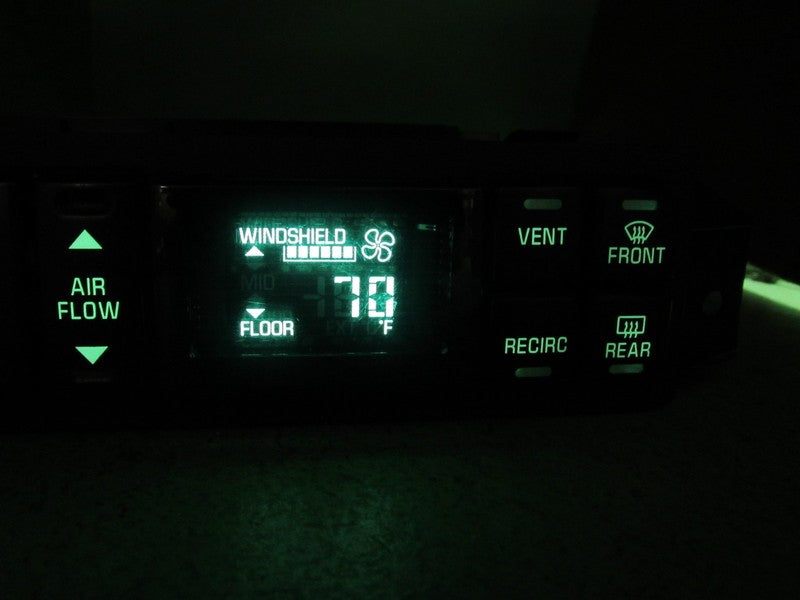 16202304 97-05 BUICK PARK AVE AC DIGITAL CLIMATE TEMPERATURE CONTROL R