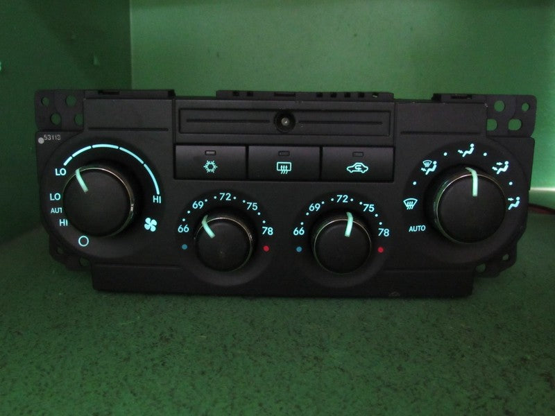55111030AG 05-07 300 CHARGER MAGNUM HEATER A/C CLIMATE TEMP CONTROL RE