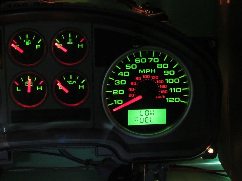 07-08 F150 FX4 SPORT INSTRUMENT GAUGE CLUSTER GAUGES SPEEDO TACH MILEA