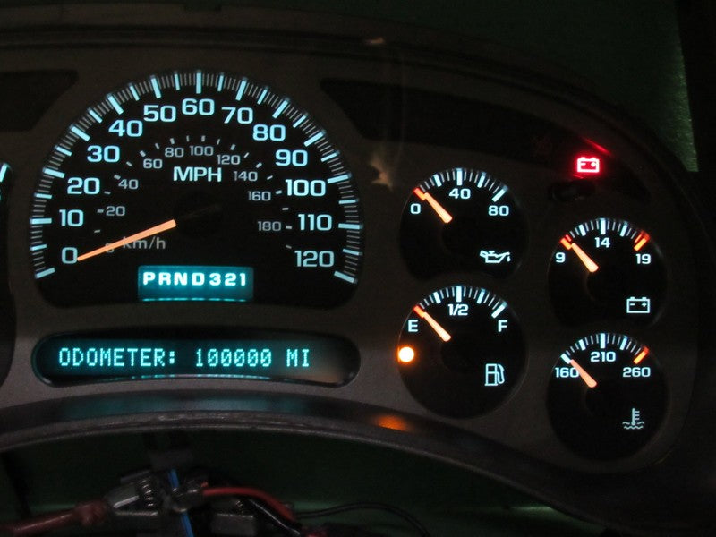 03-04 GMC YUKON DENALI INSTRUMENT GAUGE CLUSTER SPEEDO MILEAGE PROG RE