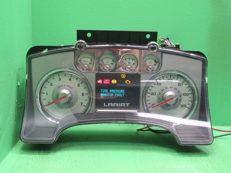 09 F150 LARIAT INSTRUMENT GAUGE CLUSTER GAUGES SPEEDO TACH 241K TESTED
