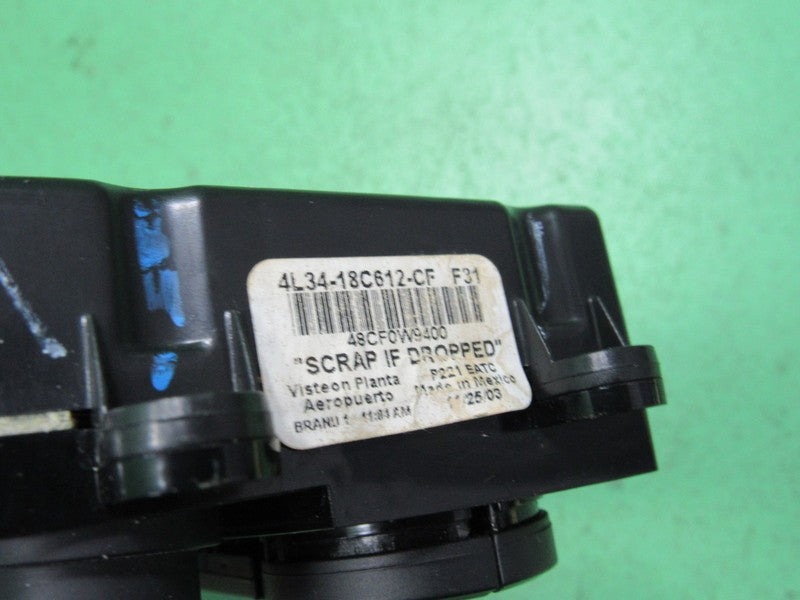04-08 FORD F150 EATC AUTOMATIC CLIMATE HEATER CONTROL 4L34-18C612-CF R
