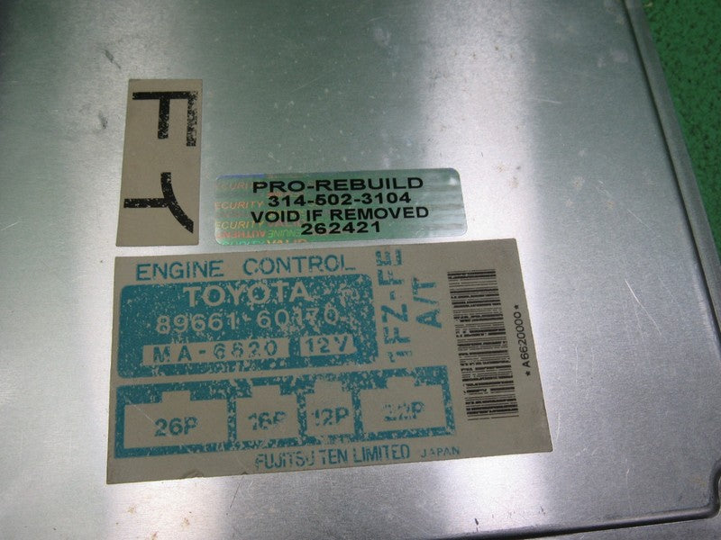 89661-60170 93-95 LAND CRUISER FZJ80 1FZ-FE ECU ECM PCM ENGINE COMPUTE