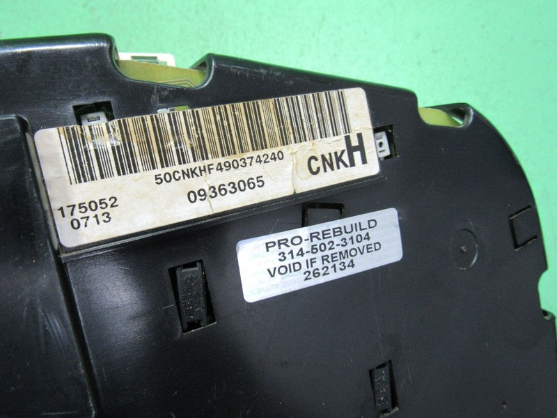 99-02 SIERRA SILVERADO HD INSTRUMENT GAUGE CLUSTER SPEEDO TACH MILEAGE