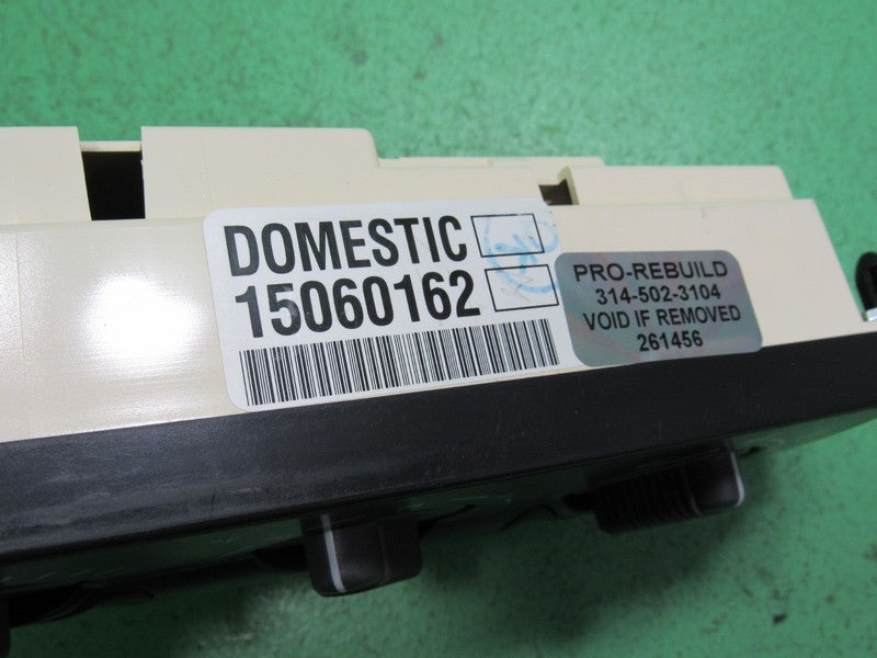 15060162 00-02 TAHOE SILVERADO YUKON A/C AUTO CLIMATE TEMP CONTROL REB