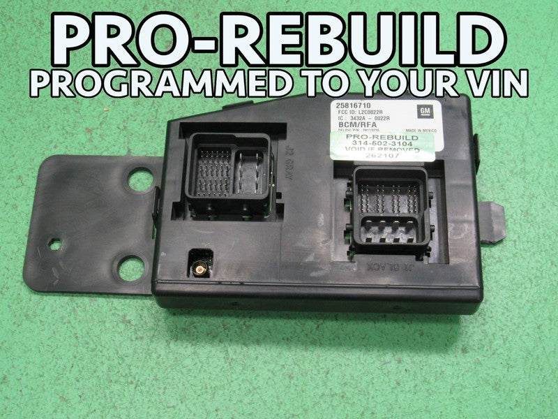 07-08 COLORADO CANYON H3 BCM BODY CONTROL MODULE VIN AND MILEAGE PROGR