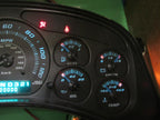 01-02 YUKON TAHOE SILVERADO INSTRUMENT GAUGE CLUSTER SPEEDO TACH MILEA