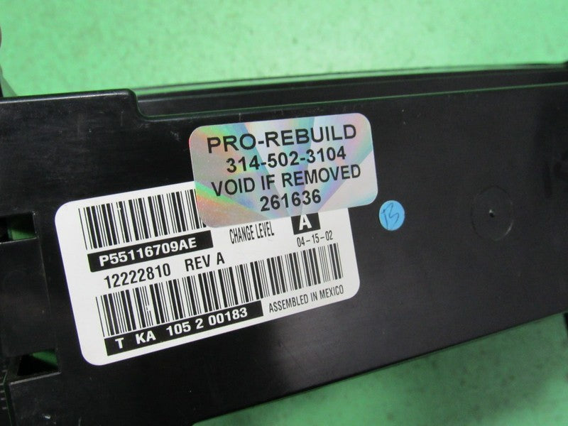 02 JEEP GRAND CHEROKEE A/C AUTO DIGITAL CLIMATE TEMP CONTROL REBUILT 1