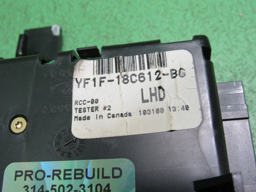 01-03 TAURUS SABLE EATC AUTO CLIMATE CONTROL MODULE YF1F-18C612-BG REB