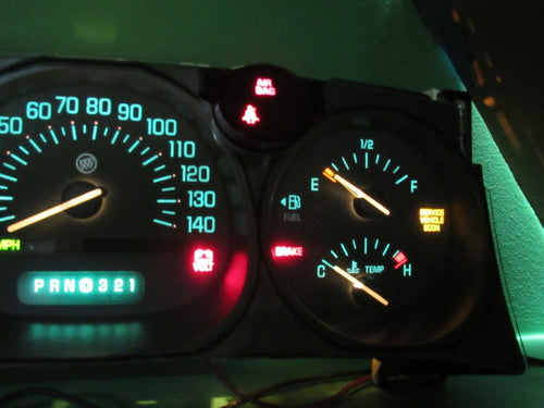 00-01 BUICK LESABRE INSTRUMENT GAUGE CLUSTER GAUGES SPEEDO TACH MILEAG