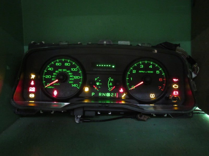 09-11 CROWN VICTORIA P71 INSTRUMENT GAUGE CLUSTER SPEEDO TACH MILEAGE 