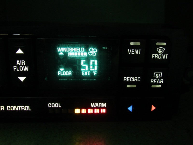 10435588 97-05 REGAL CENTURY A/C DIGITAL CLIMATE TEMP CONTROL REBUILT 