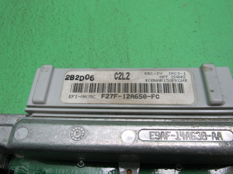 C2L2 FORD RANGER 2.3L AT ECU ECM PCM ENGINE COMPUTER F27F-12A650-FC RE