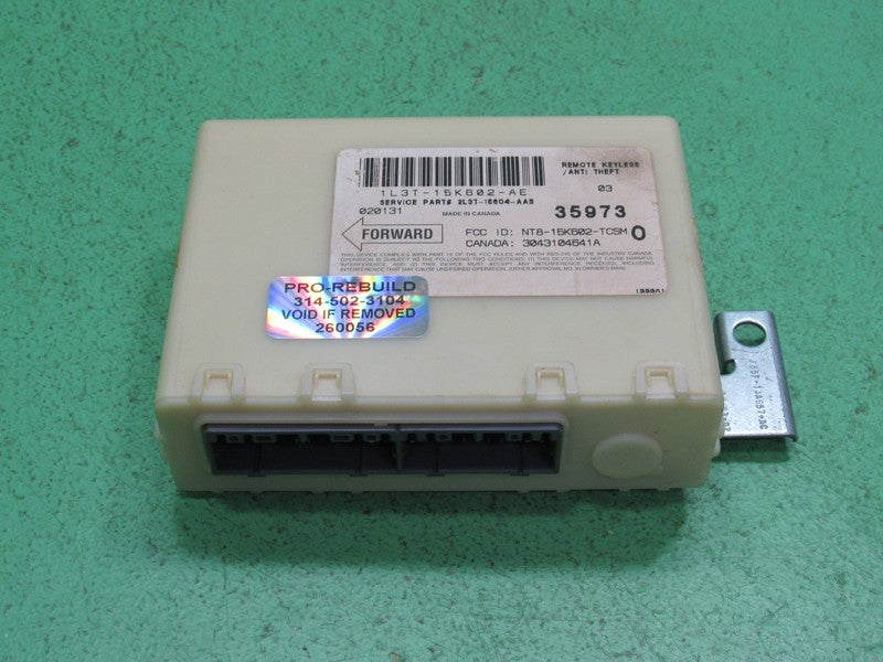 01-03 FORD F150 ANTI THEFT KEYLESS ENTRY LOCKING MODULE 1L3T-15K602-AE