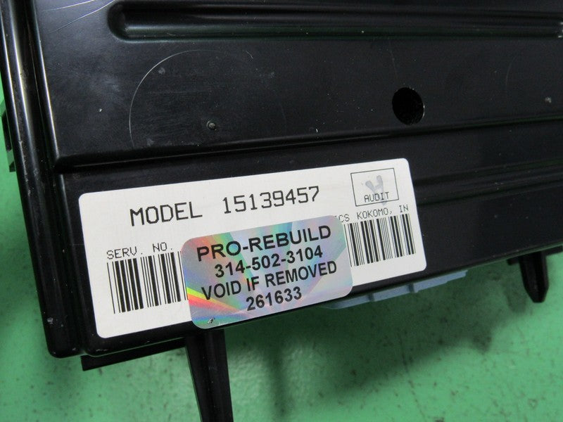 15139457 00-05 BUICK LESABRE AC DIGITAL HEATER CLIMATE TEMP CONTROL RE