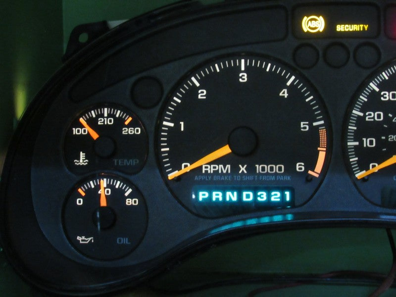 01-04 BLAZER S-10 SONOMA INSTRUMENT GAUGE CLUSTER SPEEDO TACH MILEAGE 