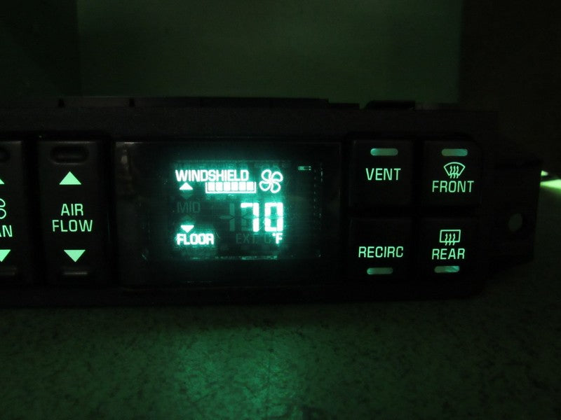 16202304 97-05 BUICK PARK AVE AC DIGITAL CLIMATE TEMPERATURE CONTROL R