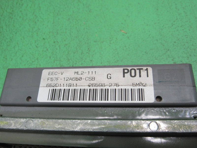 POT1 96 RANGER 4.0 4X4 AT ECU ECM PCM ENGINE COMPUTER F57F-12A650-CSB 