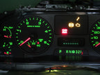 06-07 F250 F350 DIESEL INSTRUMENT GAUGE CLUSTER SPEEDO TACH MILEAGE PR