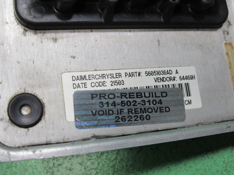 56051036AD 02-05 DODGE RAM FCM BCM FRONT BODY CONTROL MODULE REBUILT 2