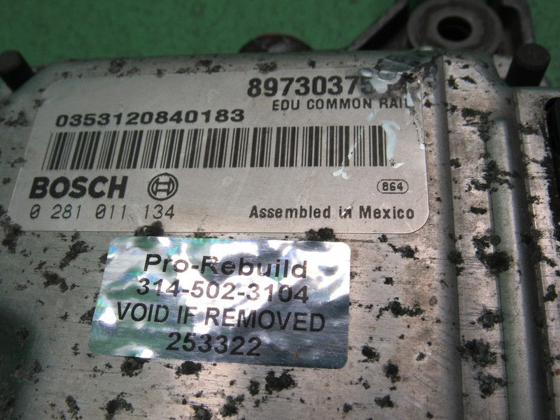 8973037513 04-05 SIERRA SILVERADO LLY DURAMAX DIESEL FICM INJECTOR REB
