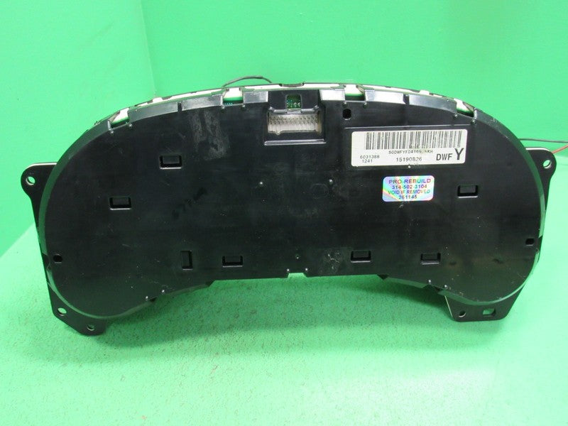 03-04 SILVERADO SIERRA TAHOE INSTRUMENT GAUGE CLUSTER MILEAGE PROG REB
