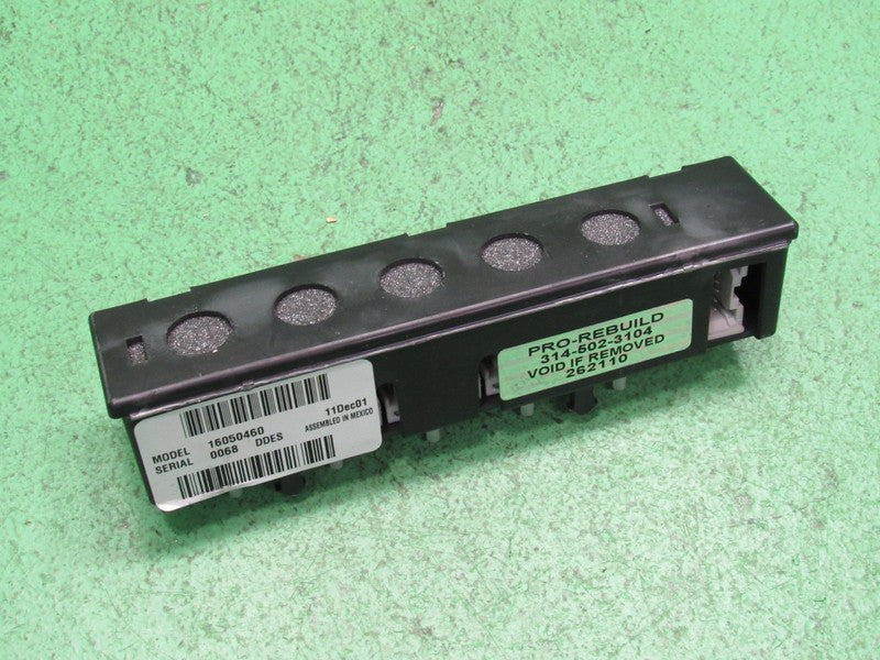 16050460 CHEVROLET CORVETTE C5 AC MANUAL CLIMATE TEMP PROGRAMMER TESTE