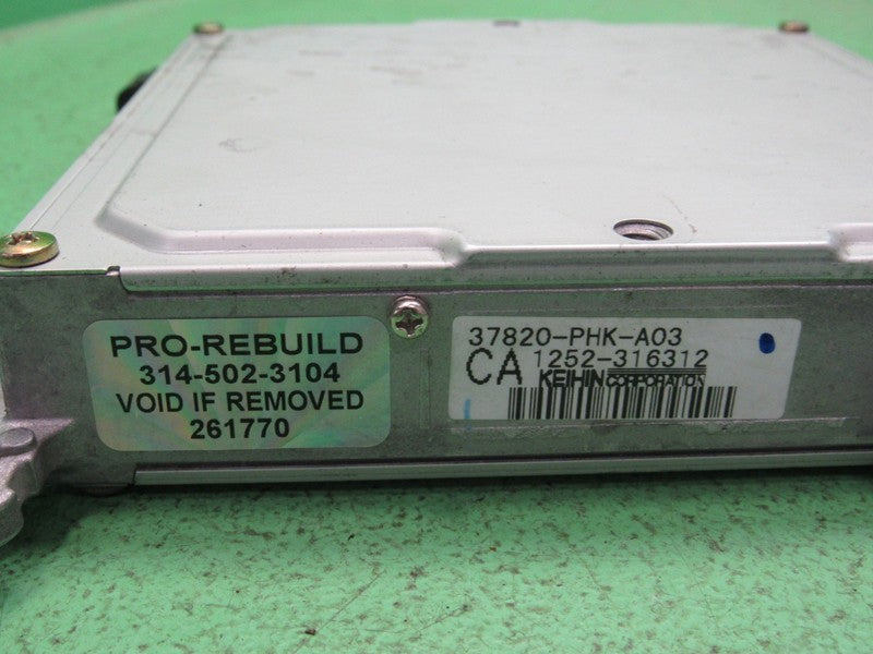 37820-PHK-A03 00-01 HONDA CR-V MT ECU ECM PCM ENGINE COMPUTER REBUILT 