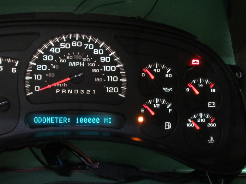 06-07 SILVERADO SIERRA INSTRUMENT GAUGE CLUSTER SPEEDO MILEAGE PROG RE
