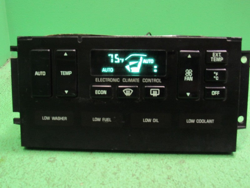 16163204 92-93 BUICK ROADMASTER A/C DIGITAL TEMP CLIMATE CONTROL REBUI