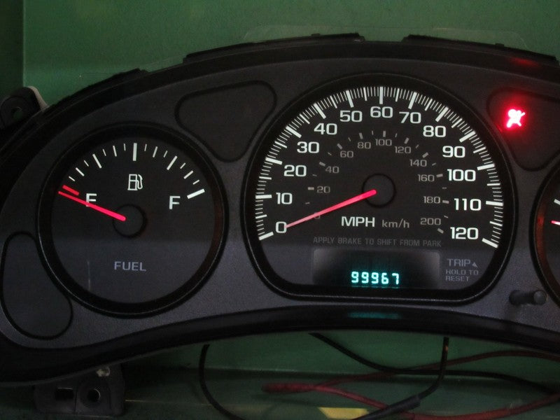 00-05 CHEVROLET IMPALA INSTRUMENT GAUGE CLUSTER SPEEDOMETER MILEAGE PR