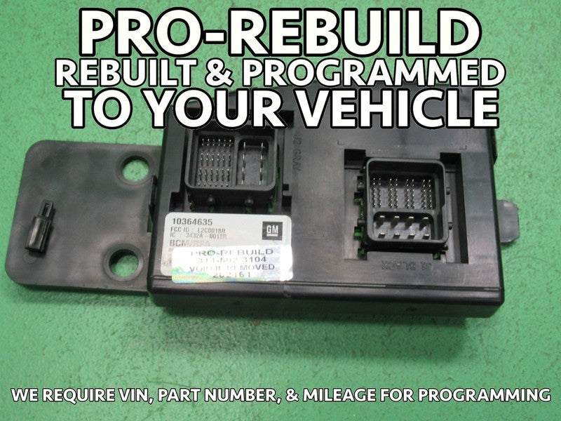 05-06 COLORADO CANYON i280 BCM BODY CONTROL MODULE VIN AND MILEAGE PRO