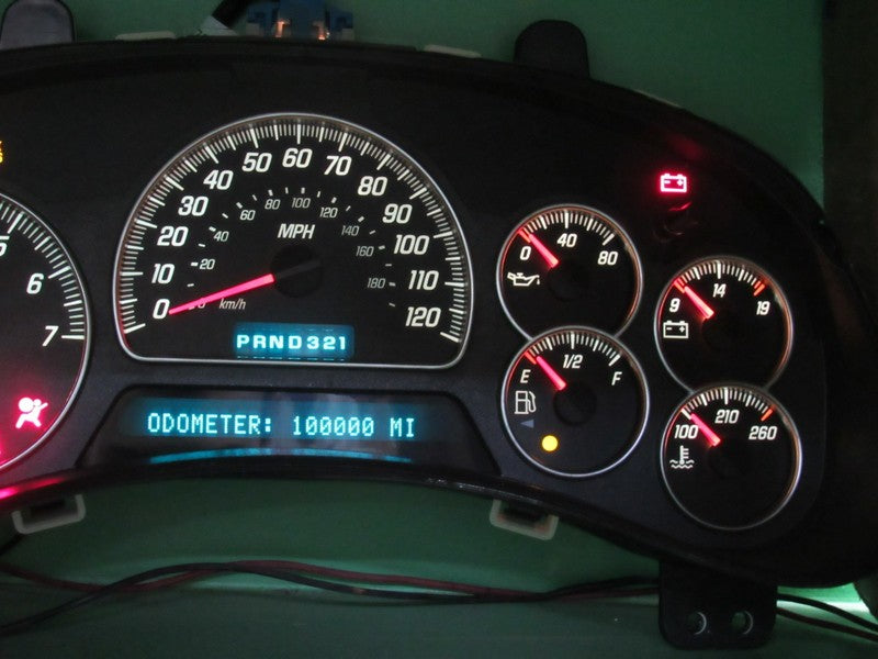 03-04 GMC ENVOY INSTRUMENT GAUGE CLUSTER SPEEDOMETER MILEAGE PROG REBU