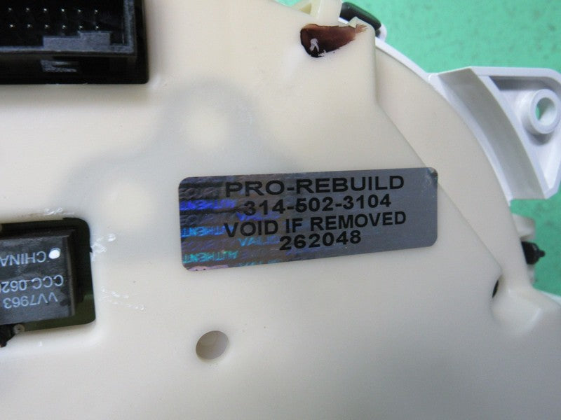 07-09 PONTIAC TORRENT INSTRUMENT GAUGE CLUSTER SPEEDOMETER TACH MILEAG