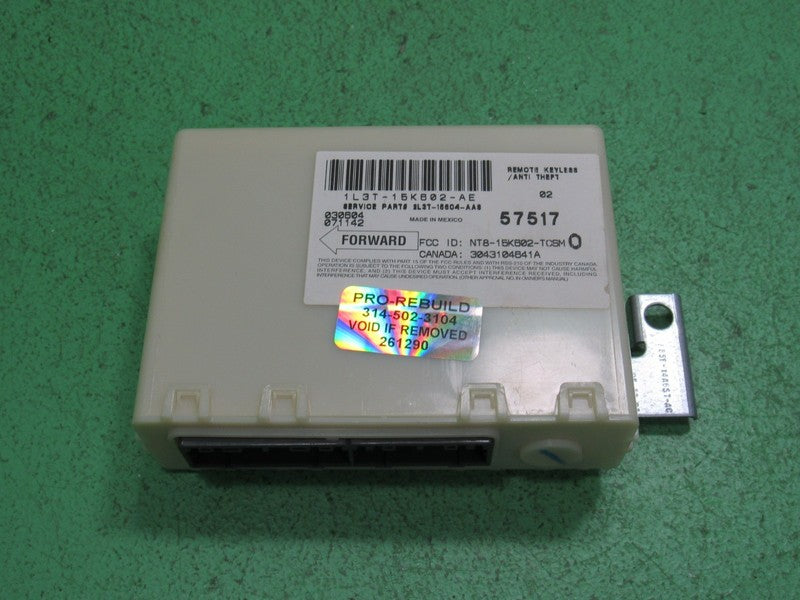 01-03 FORD F150 ANTI THEFT KEYLESS ENTRY LOCKING MODULE 1L3T-15K602-AE